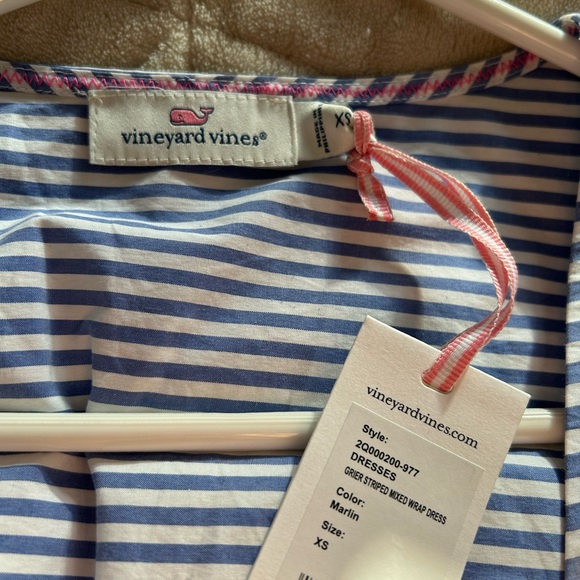 Vineyard Vines Grier striped wrap dress, NWT! XS - Picture 8 of 10